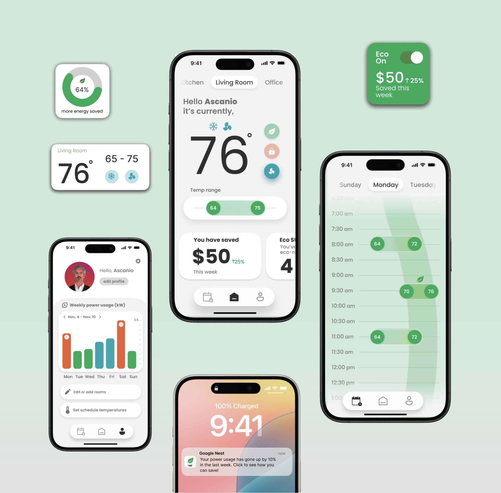 Nest Thermostat Redesign project thumbnail