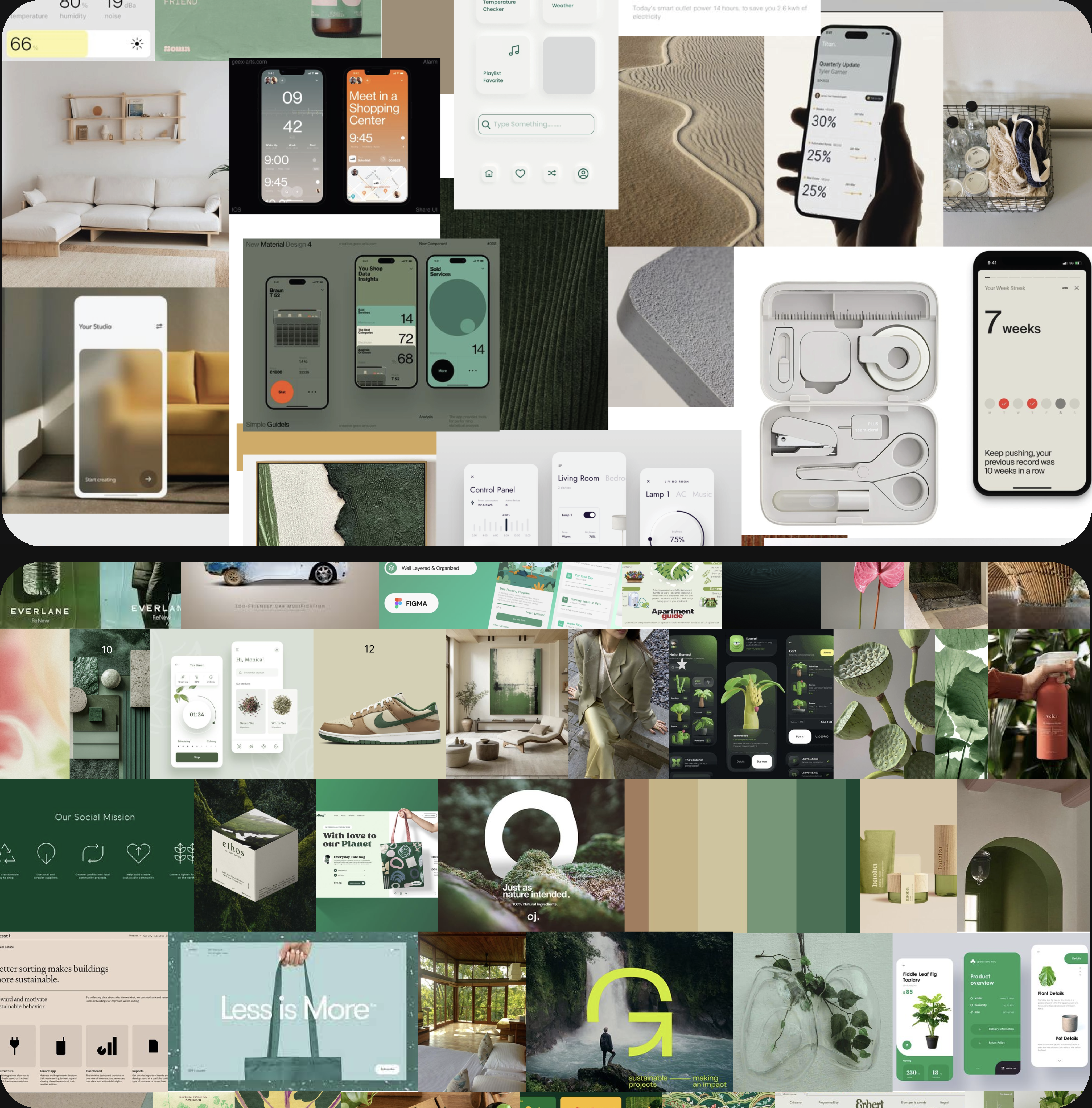 Nest redesign mood board